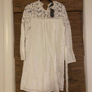 French Connection White Dress, New with Tags, Size US,XS, Europe: Size 8